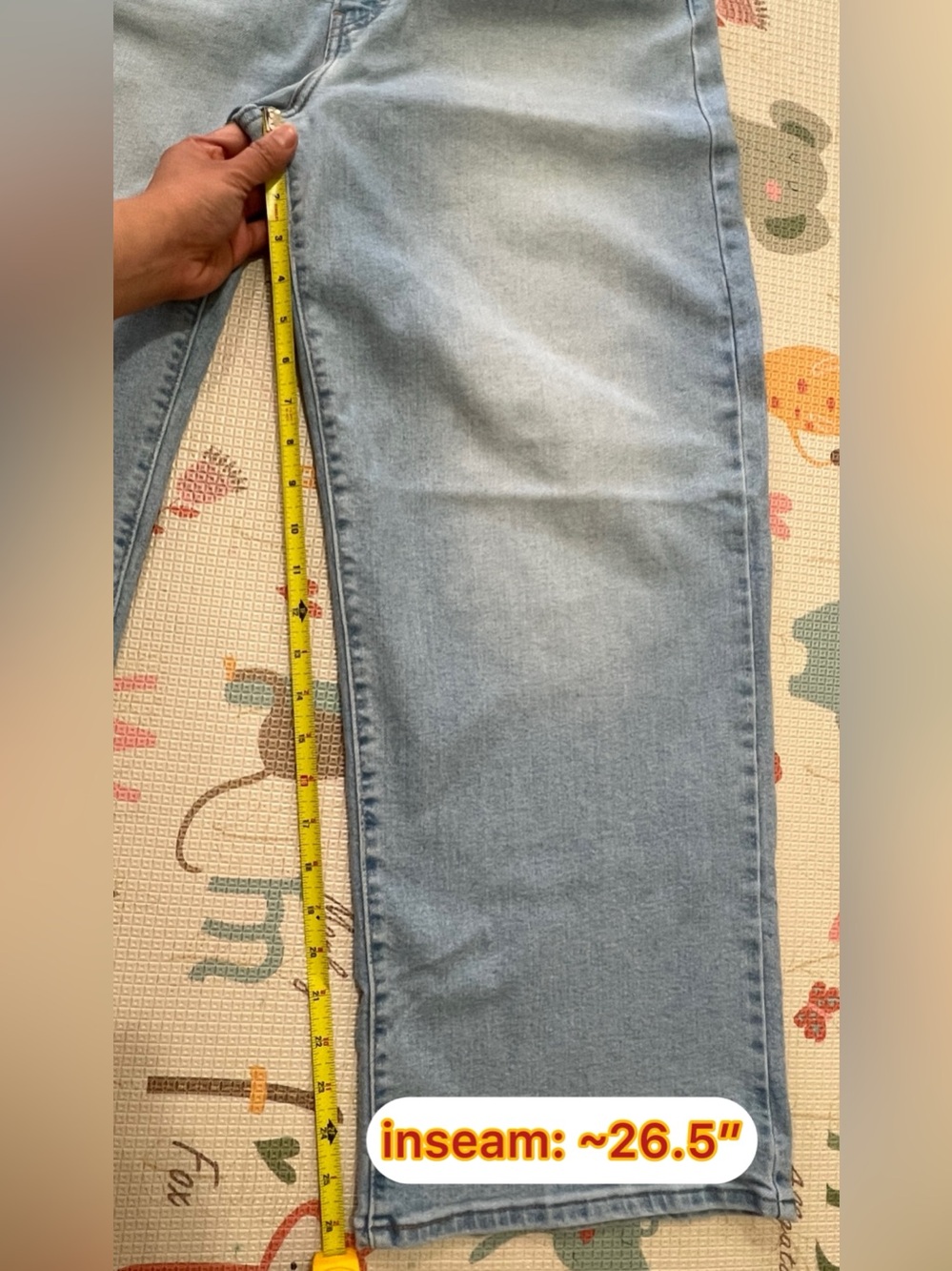 Levi’s new light blue high rise wide leg jeans US Women’s 14/32 W32 L27 - Picture 3 of 13